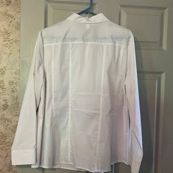 Roz & Ali white long sleeve blouse size XL - Picture 3 of 3